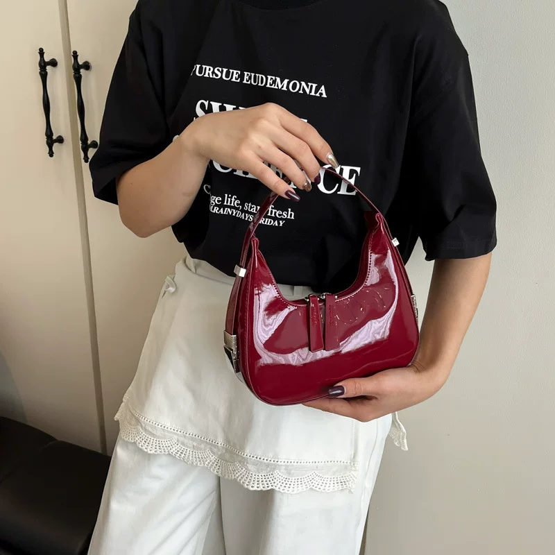 Glossy Moon Bag
